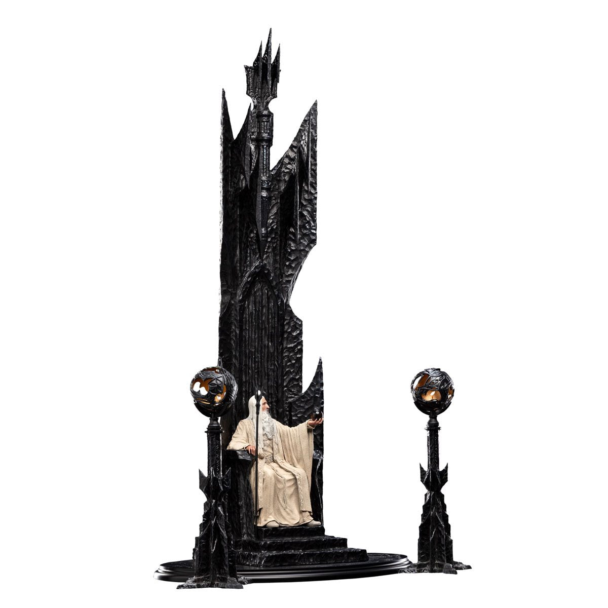 The Lord of the Rings Saruman the White on Throne 1 6 Scale Statue