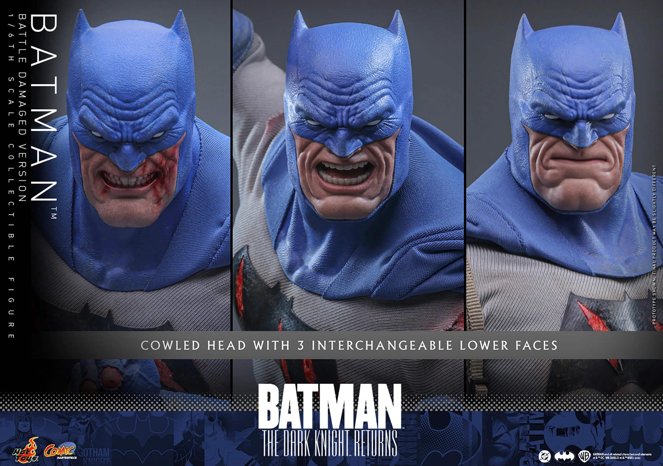 Batman (Battle Damaged Version) Sixth Scale Figure by Hot Toys