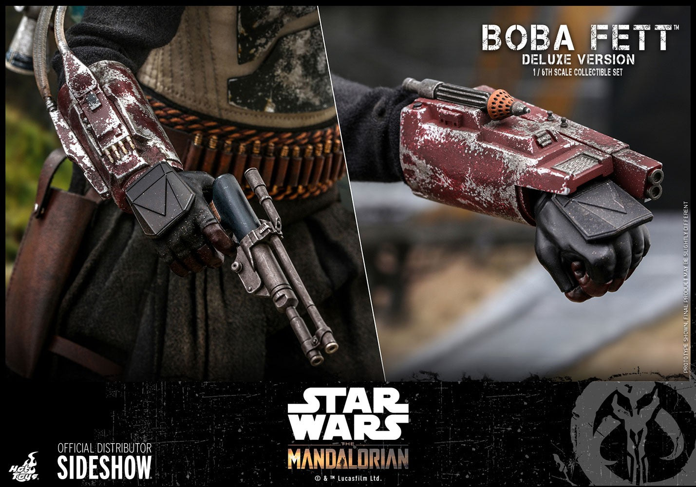 Boba Fett Deluxe Version Set By Hot Toys