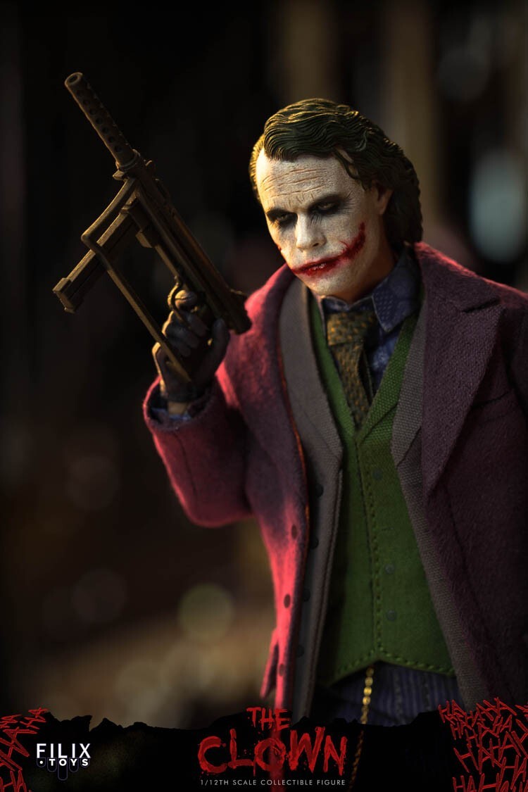 Filix Toys The Joker Heath Ledger 1/12 Scale Action Figure