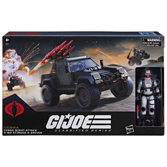 G.I. Joe Classified Series: #120, Cobra Night Attack 4-WD Stinger Vehicle & Driver