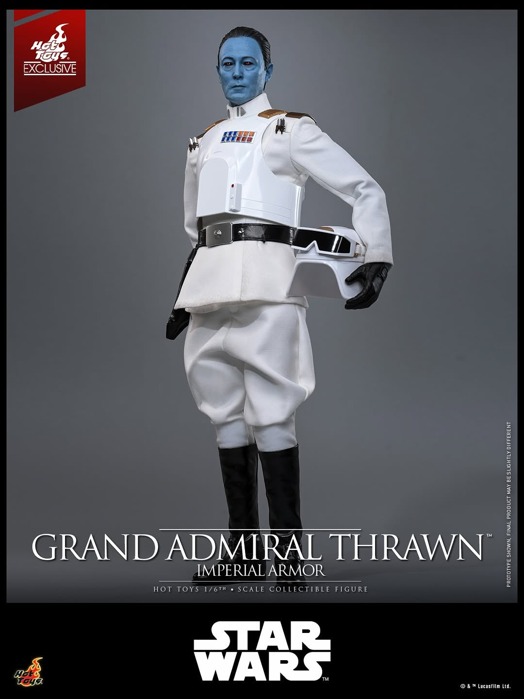 Grand Admiral Thrawn™ (Imperial Armor) Figure By Hot Toys