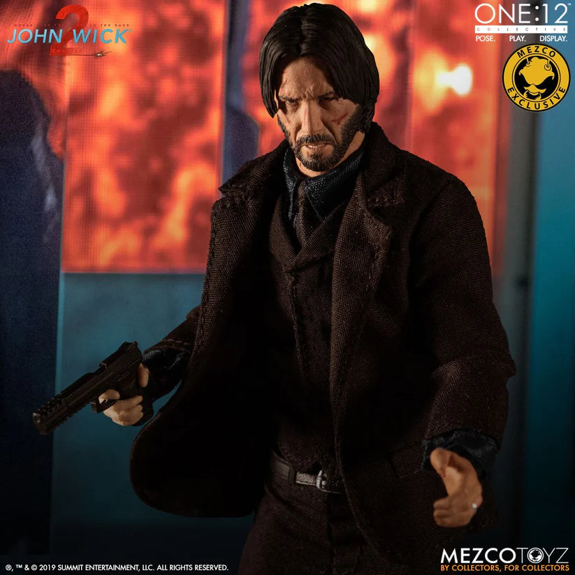John Wick Chapter 2 Deluxe Edition One:12 Action Figure By Mezco