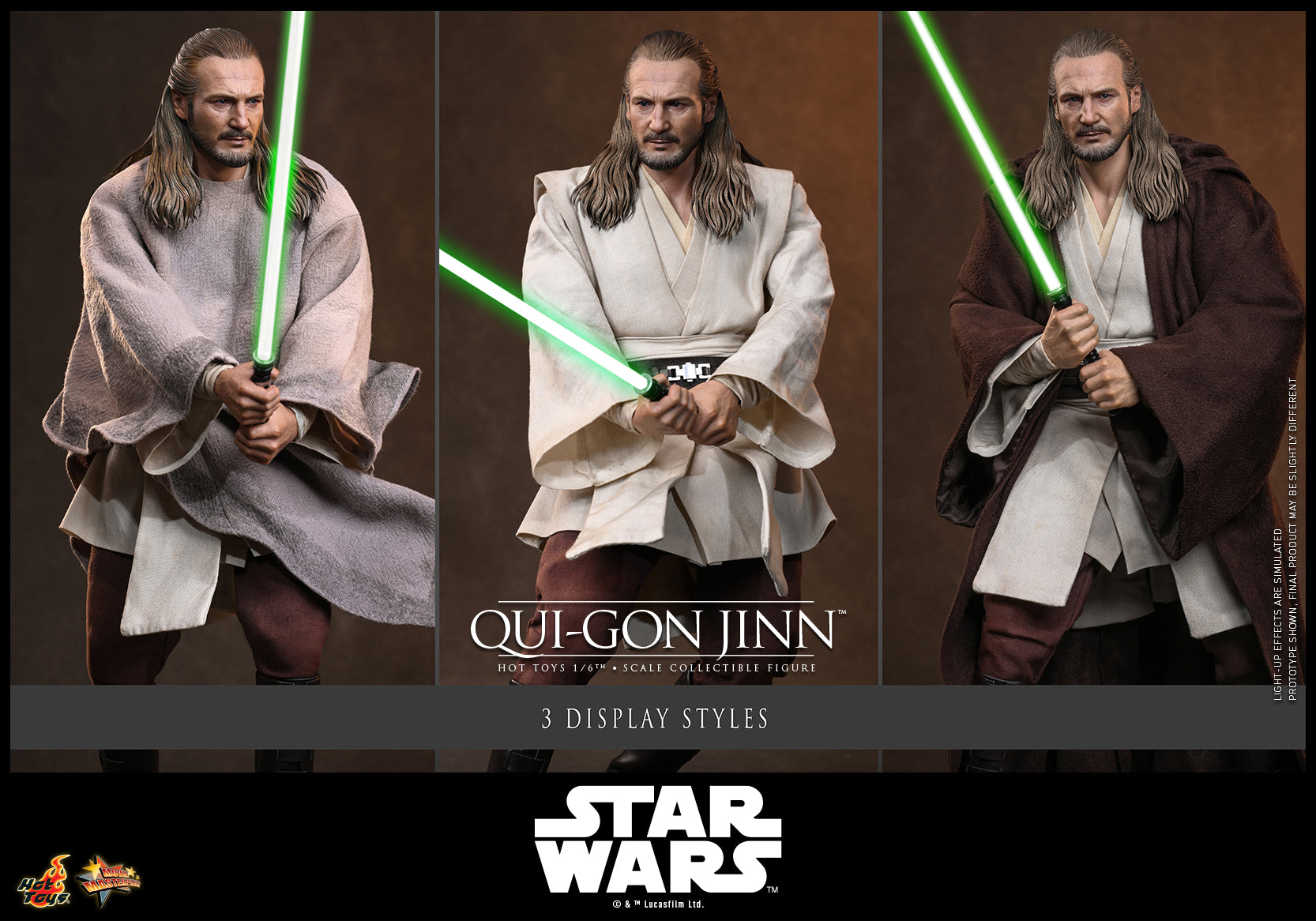 Star Wars: The Phantom Menace™ 1/6th scale Qui-Gon Jinn Figure