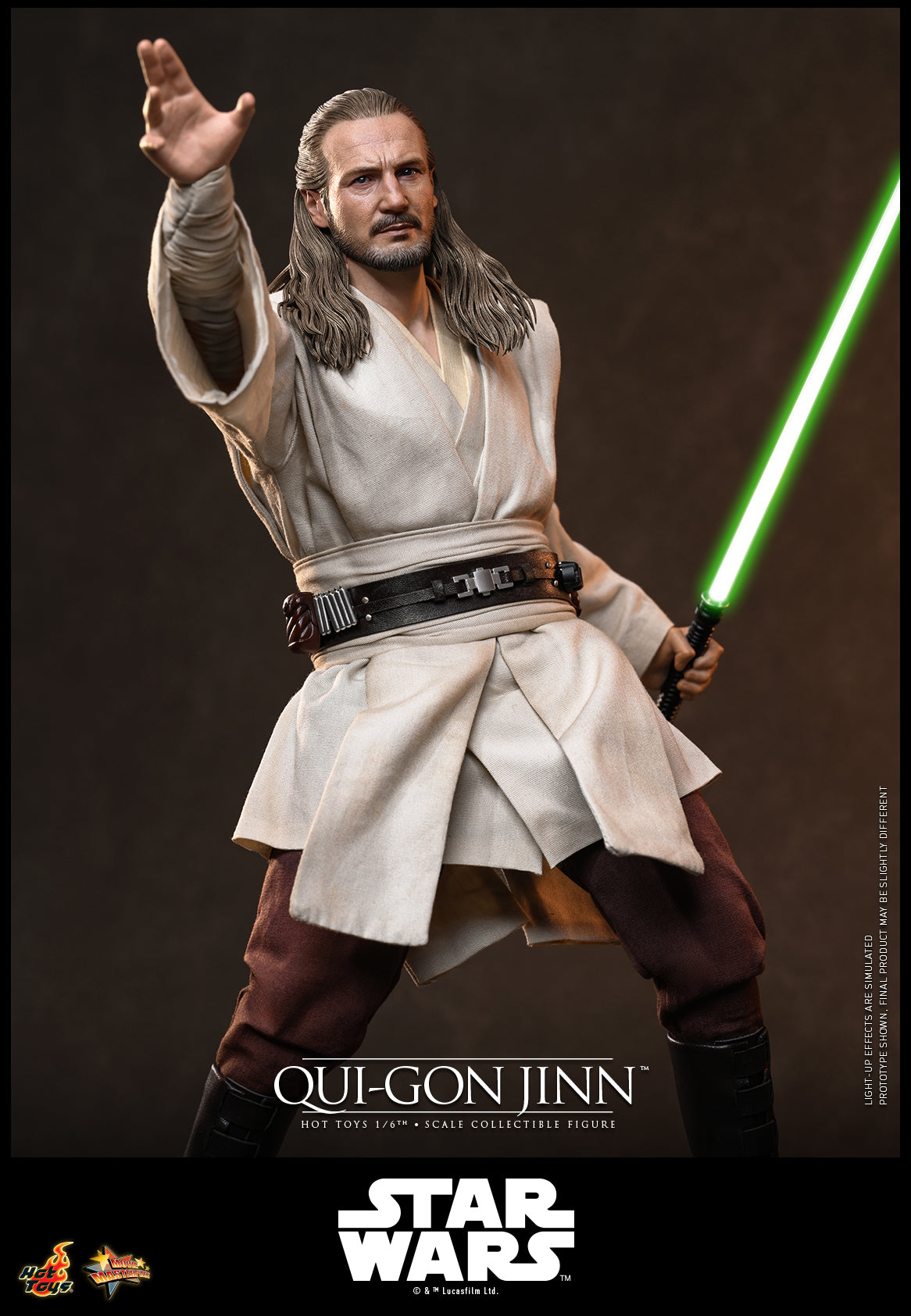 Star Wars: The Phantom Menace™ 1/6th scale Qui-Gon Jinn Figure