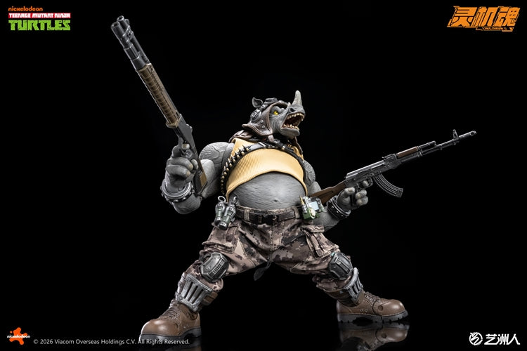 Teenage Mutant Ninja Turtles Series Rocksteady Action Figure By LingJiHun