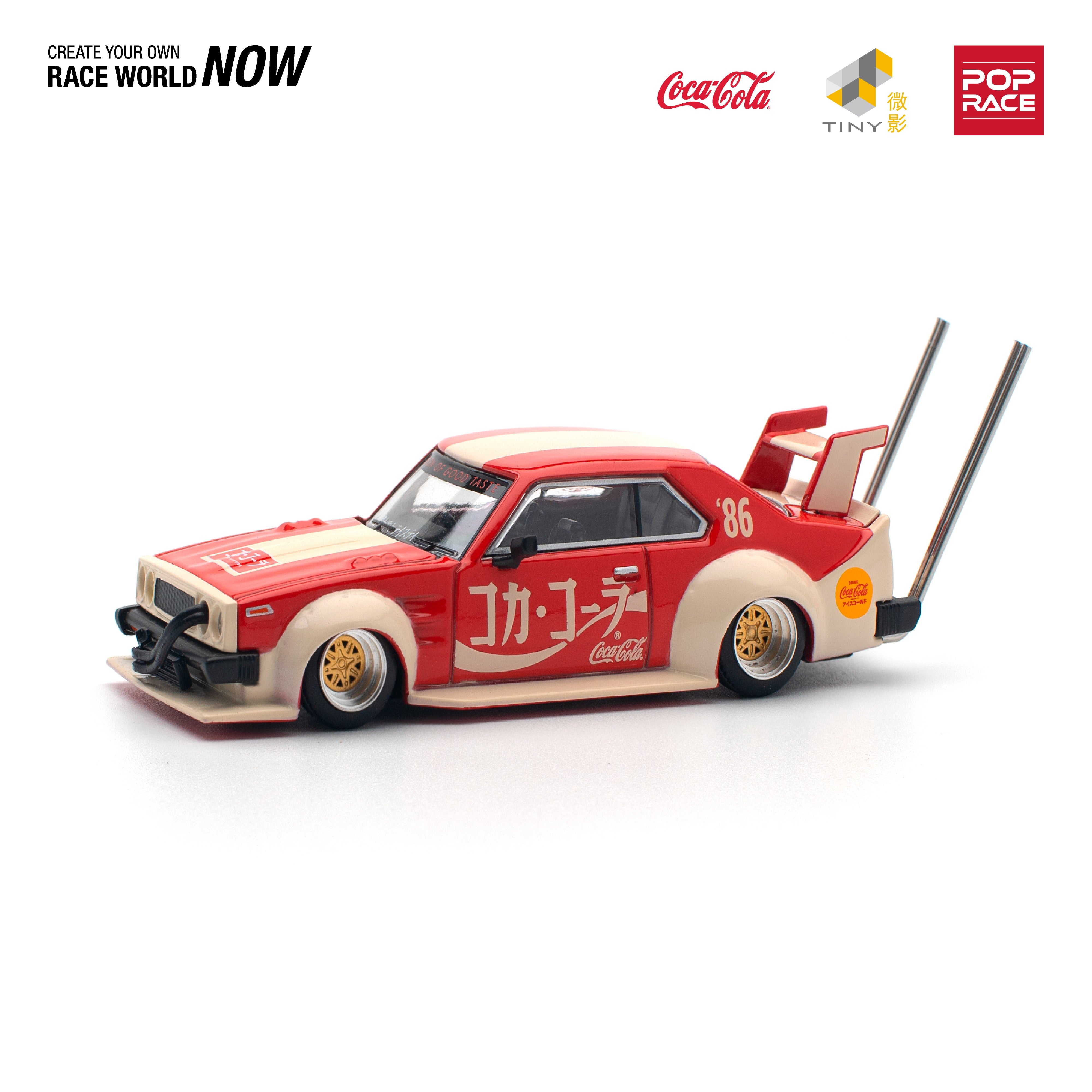 Skyline C210 Kaido Racer Bosozuko Style Coca Cola JP PR640135 by Pop Race