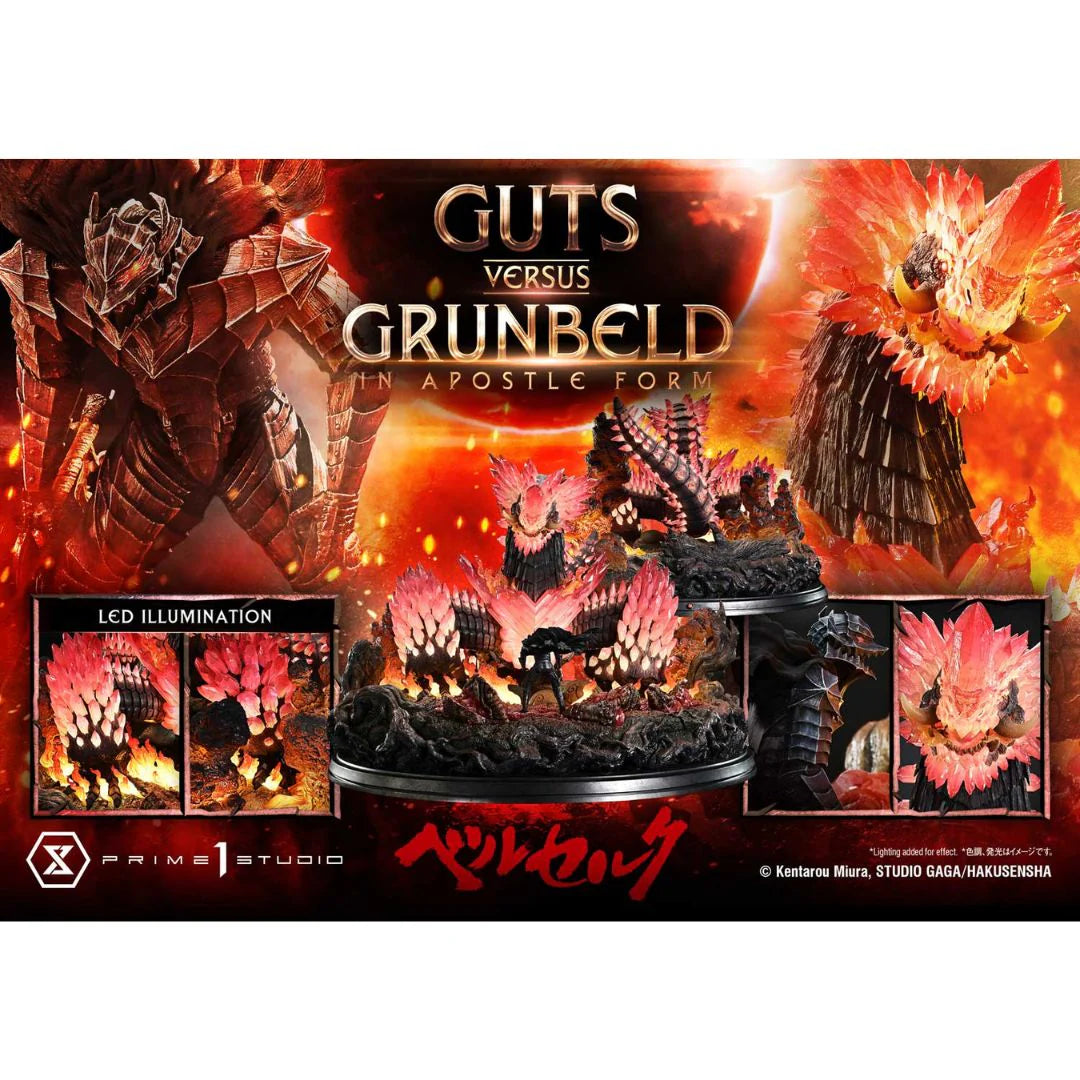 Berserk Guts Versus Grunbeld In Apostle Form Statue By Prime1 Studios