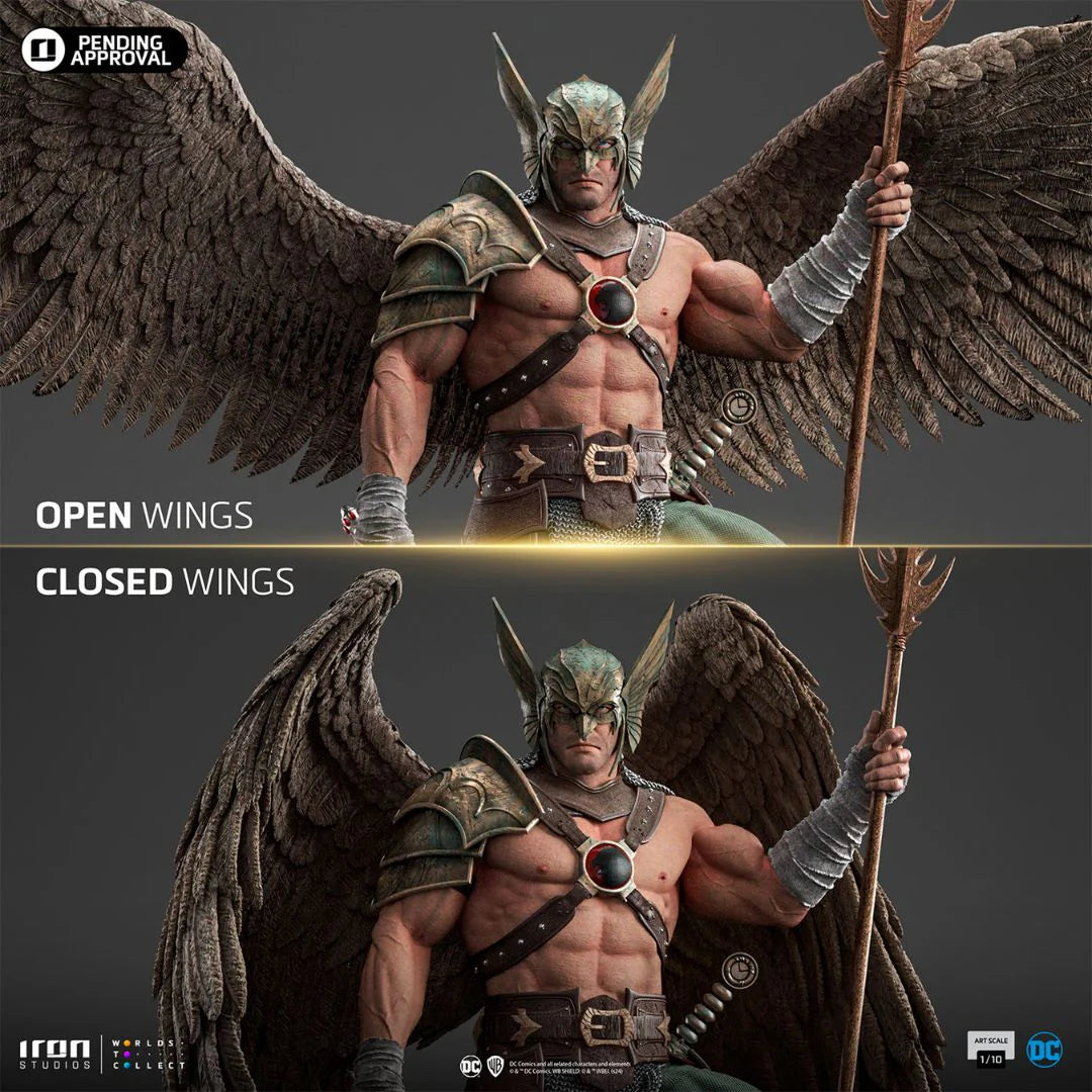 Hawkman 10th Anniversary Statue By Iron Studios