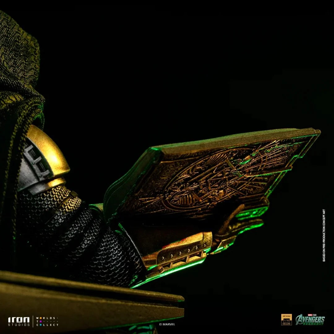 Doomsday Doctor Doom On Throne Statue By Iron Studios