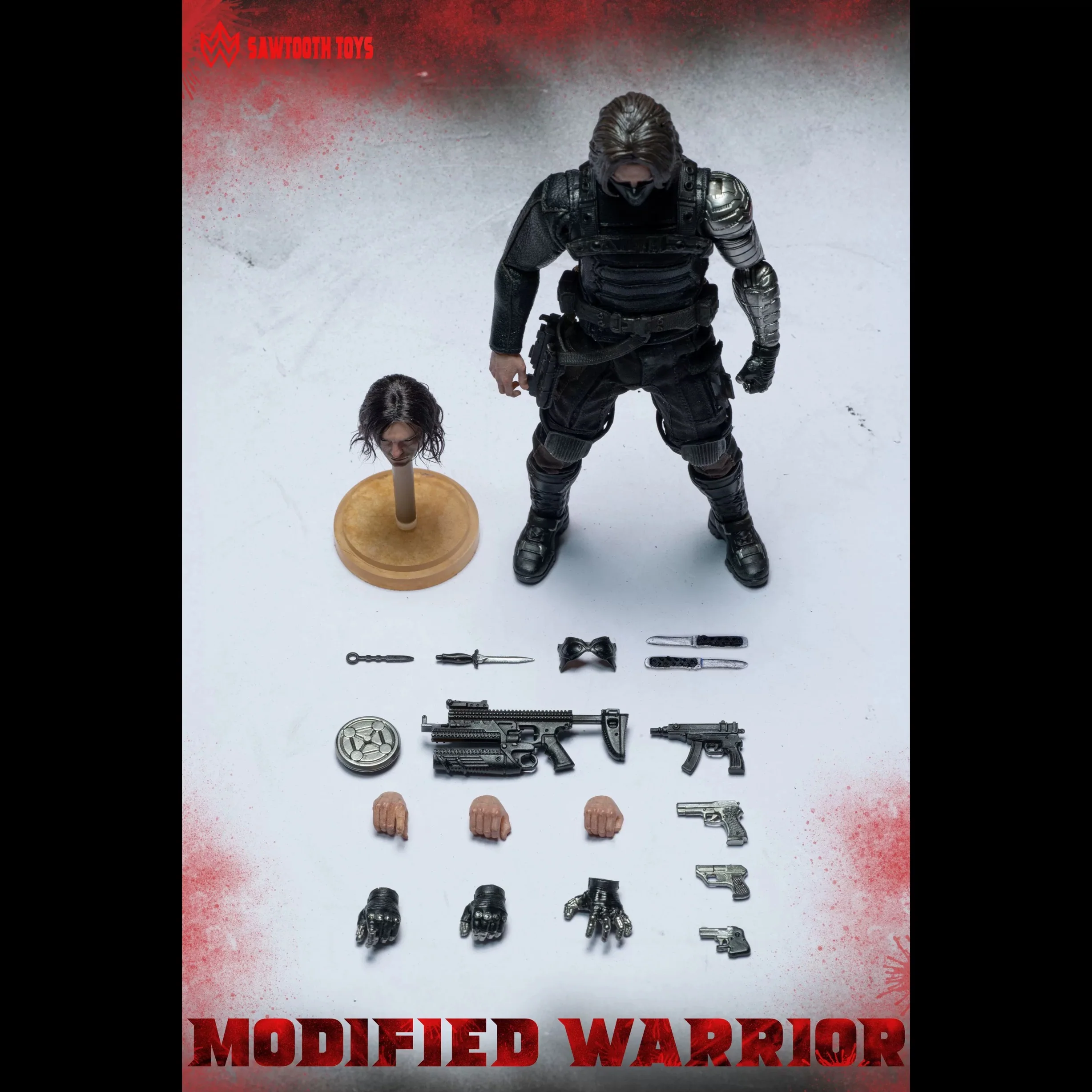 Modified Warrior Action Figure by Sawtooth Toys