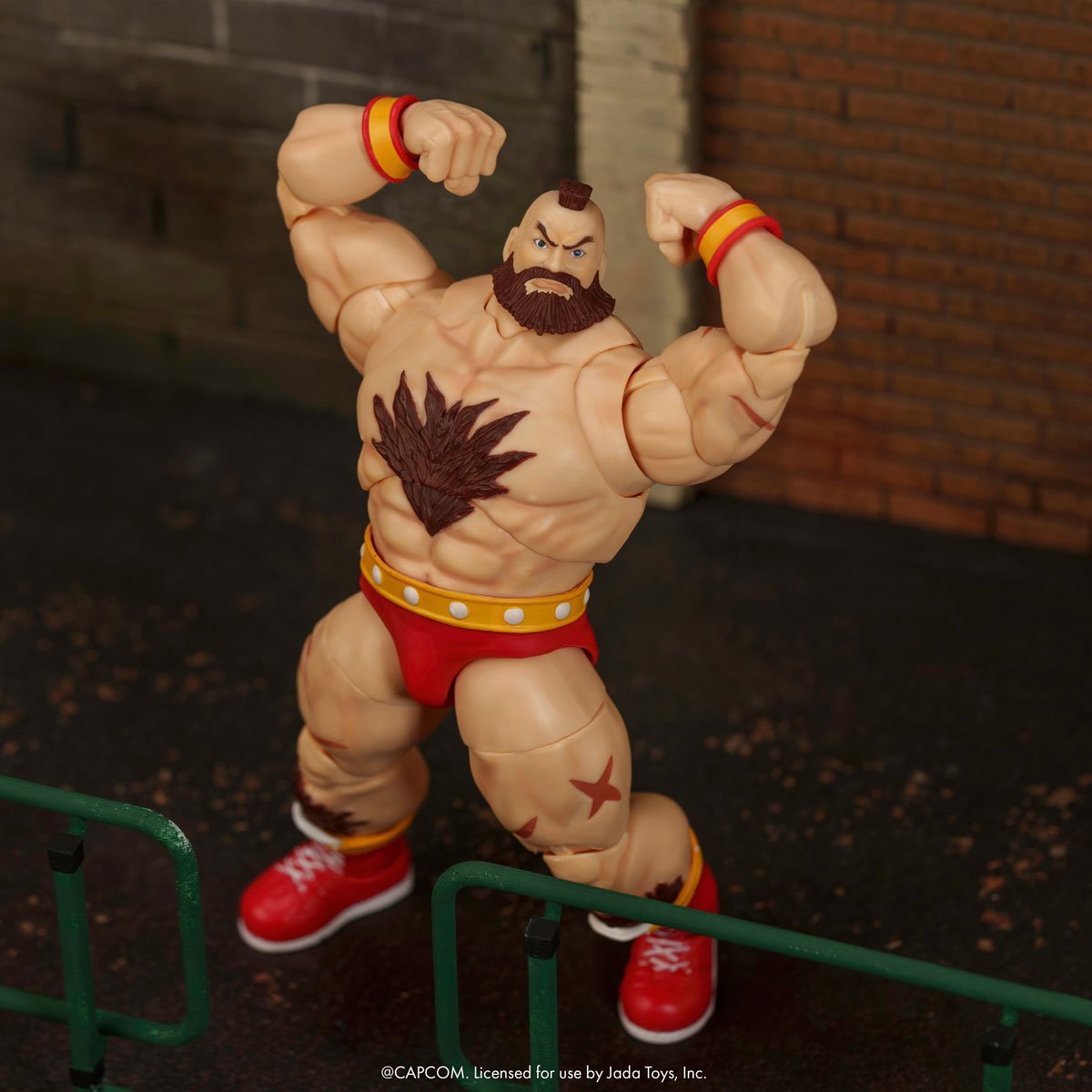 Ultra Street Fighter II Zangief Deluxe Scale Action Figure by Jada Toys