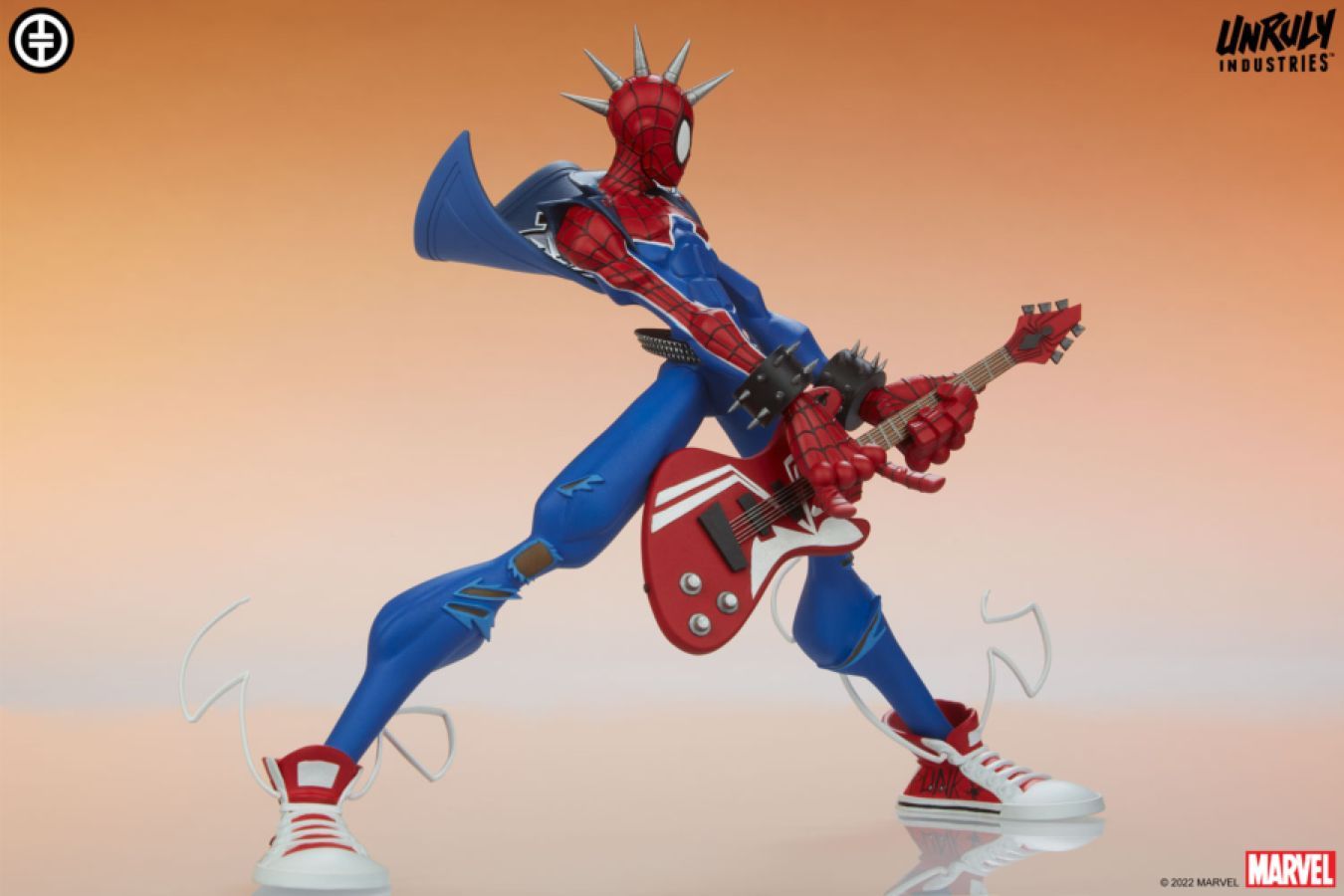 SPIDER-PUNK Designer Collectible Statue by Unruly Industries