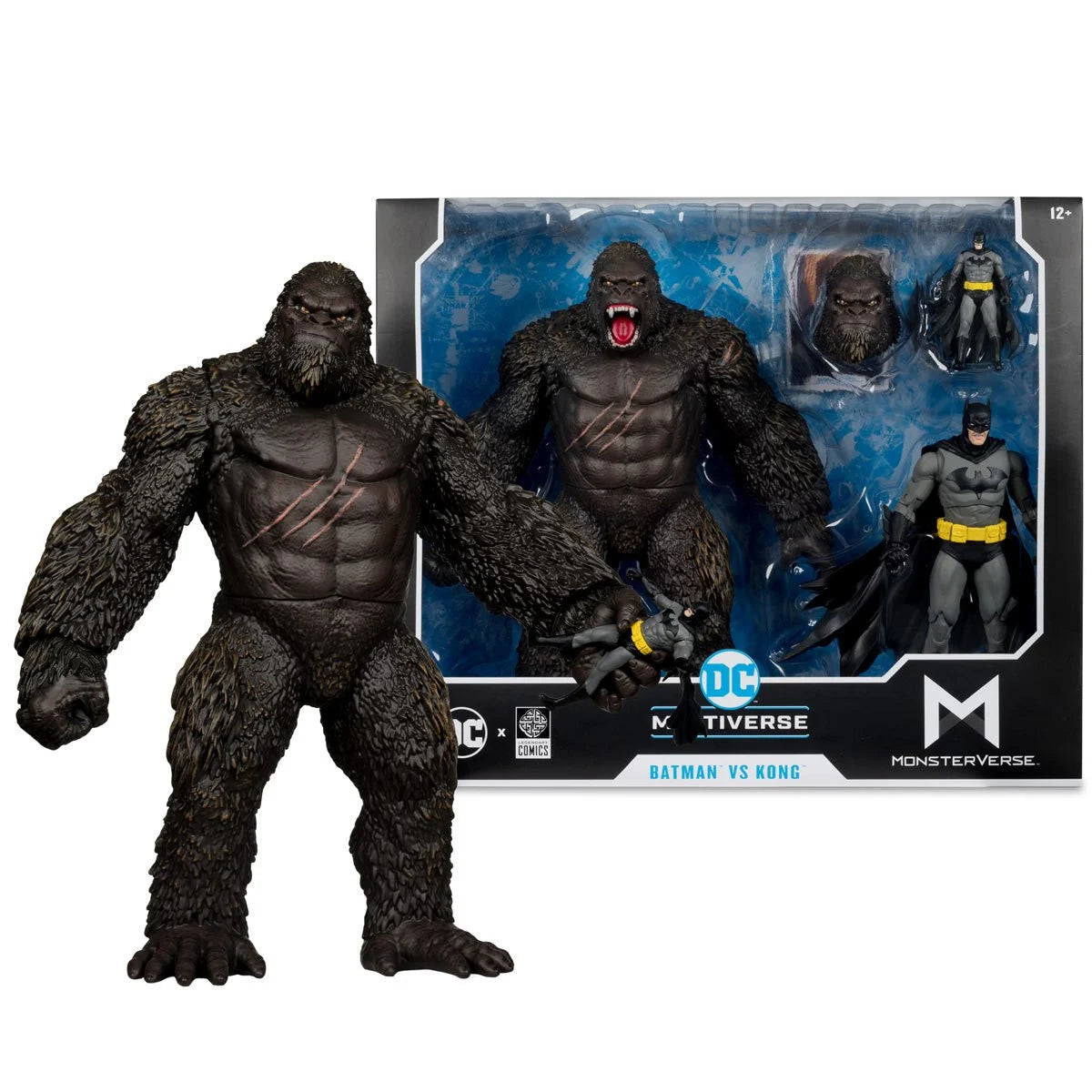 Batman vs. Kong Megafig Justice League vs. Godzilla vs. Kong Action Figure 2-Pack