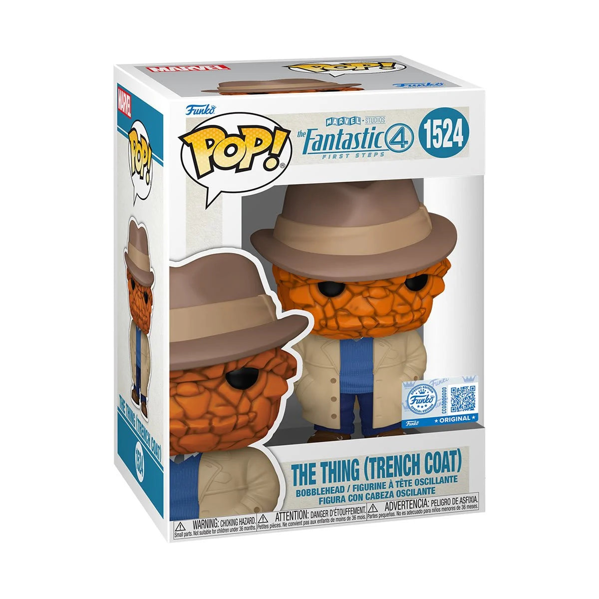 The Fantastic Four: First Steps The Thing (Trench Coat) Exclusive Funko Pop!