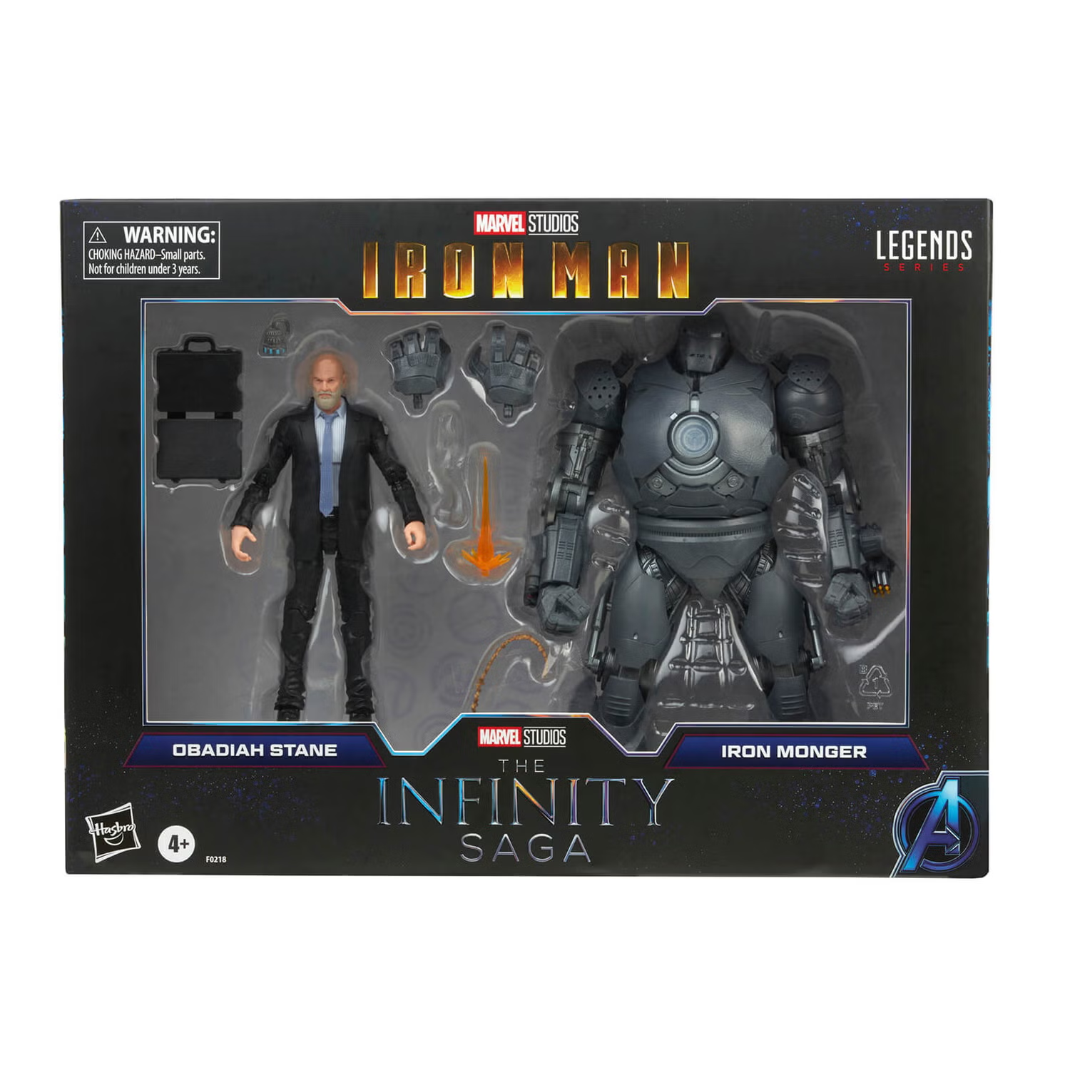Marvel Legends Series Obadiah Stane and Iron Monger 2-Pack Action Figures