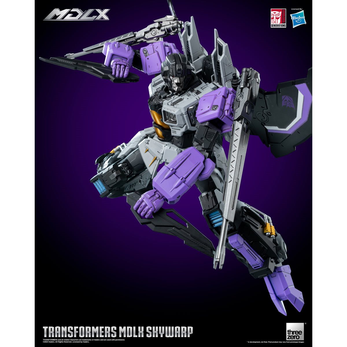 Transformers MDLX Skywarp By Threezero