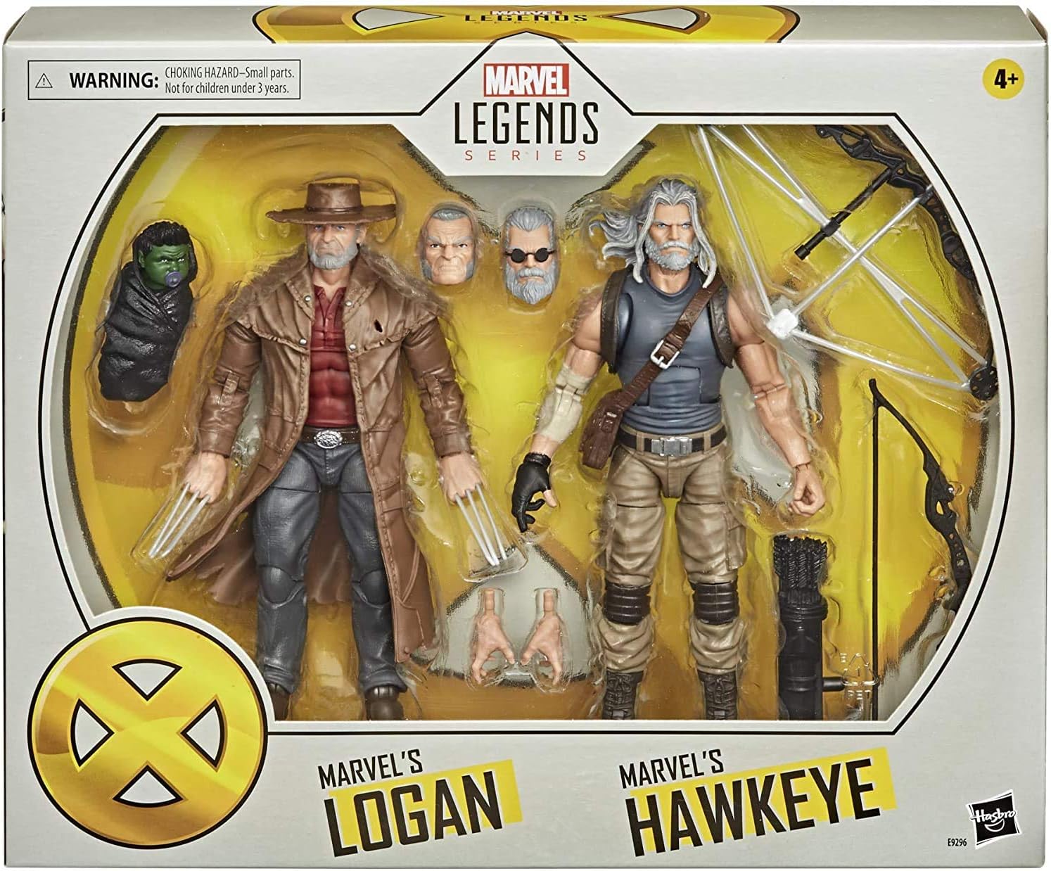 X-Men 20th Anniversary Marvel Legends Old Man Logan & Hawkeye Action Figure