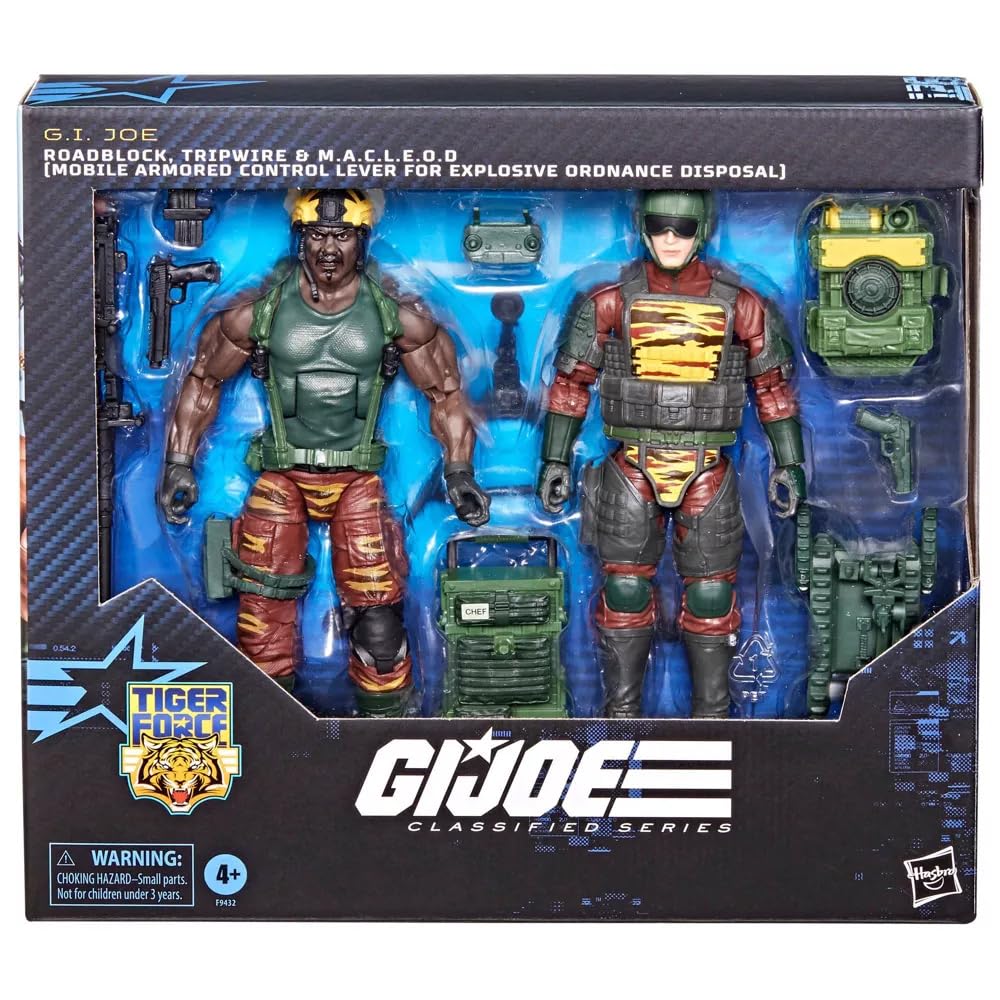 G.I.Joe Classified Tiger Force Roadblock and Tripwire 2 Pack Action Figure