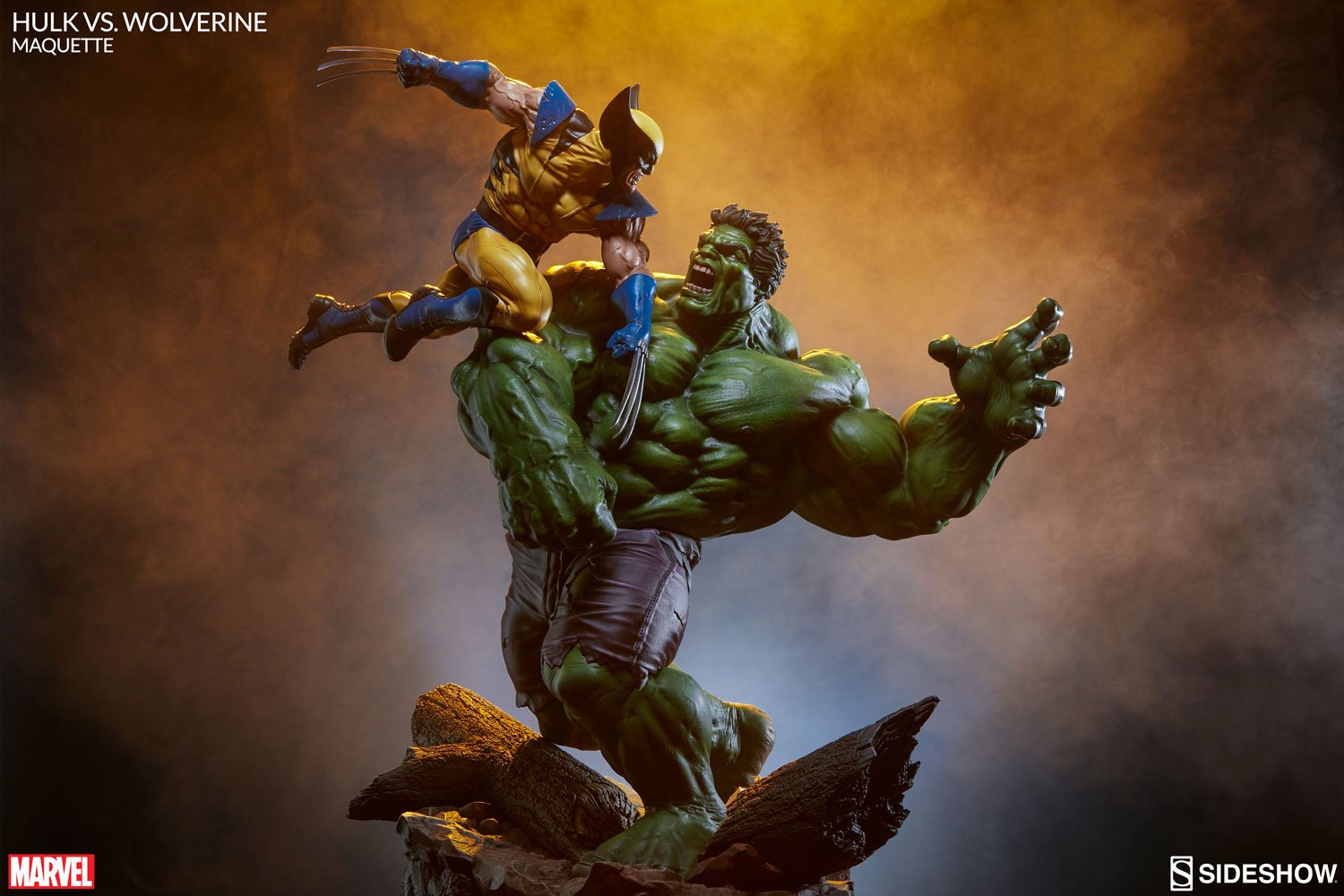 Hulk vs Wolverine Maquette Exclusive By Sideshow Collectibles