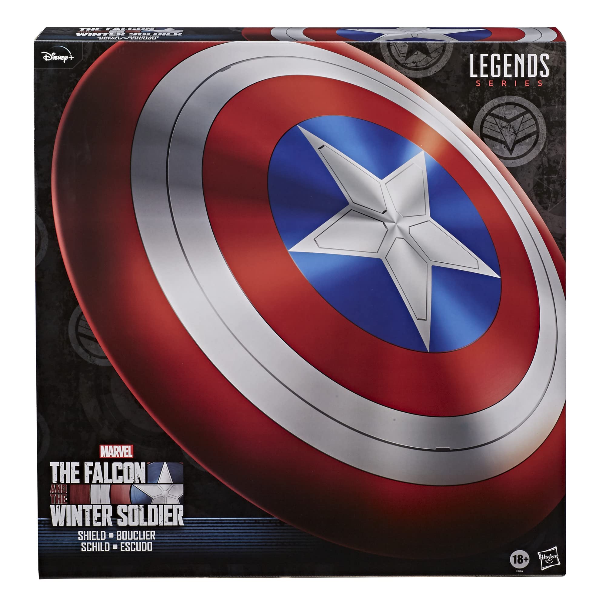 Marvel Legends Series Avengers Falcon And Winter Soldier Captain America Premium Role Play Shield