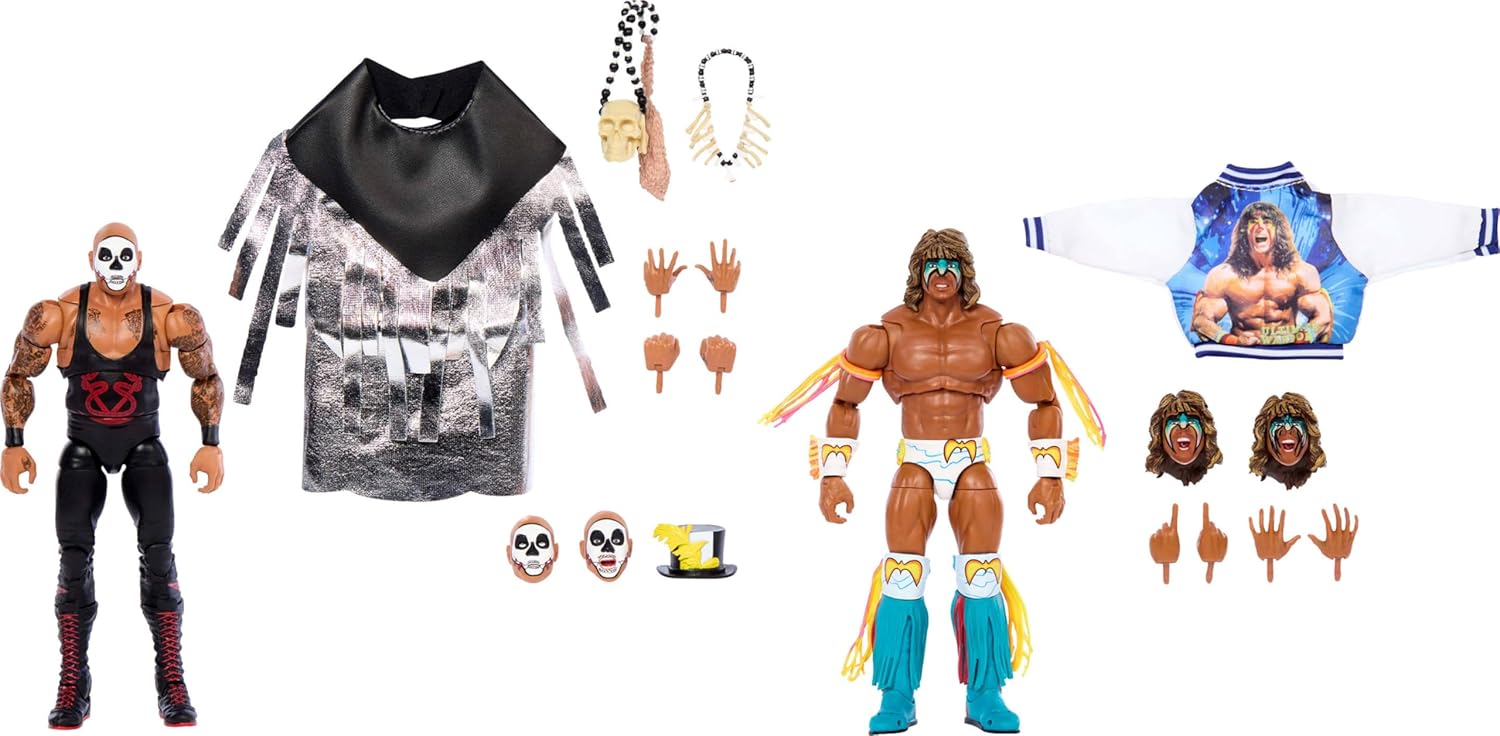 Ultimate Warrior vs Papa Shango Ultimate Edition Box Set Exclusive Action Figures