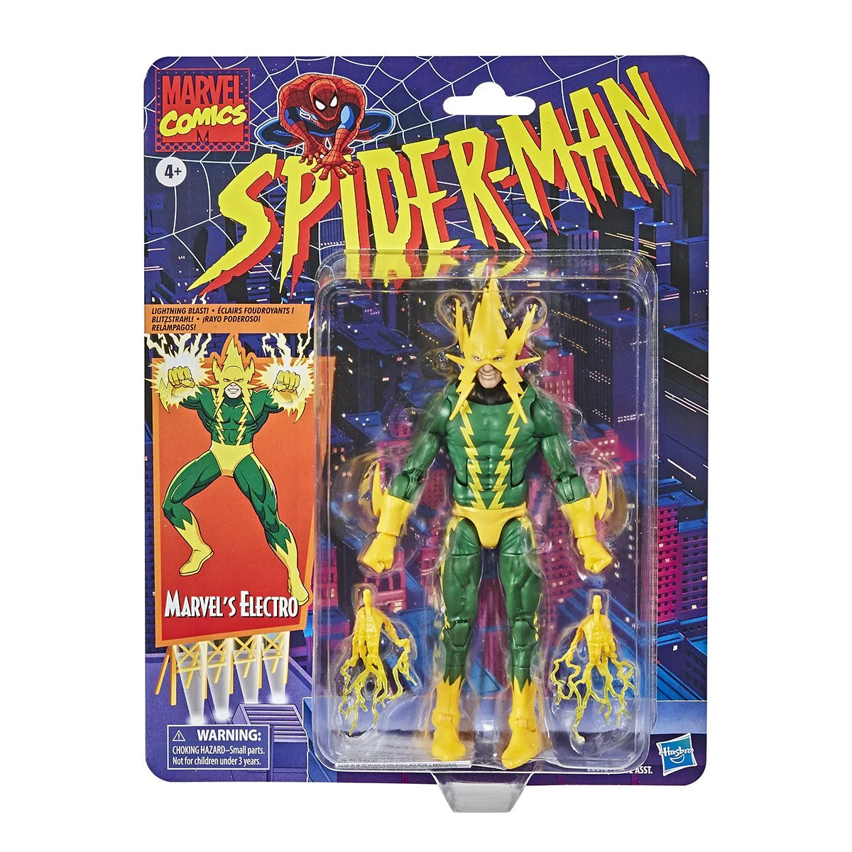 Spider-Man Retro Marvel Legends Electro Action Figure