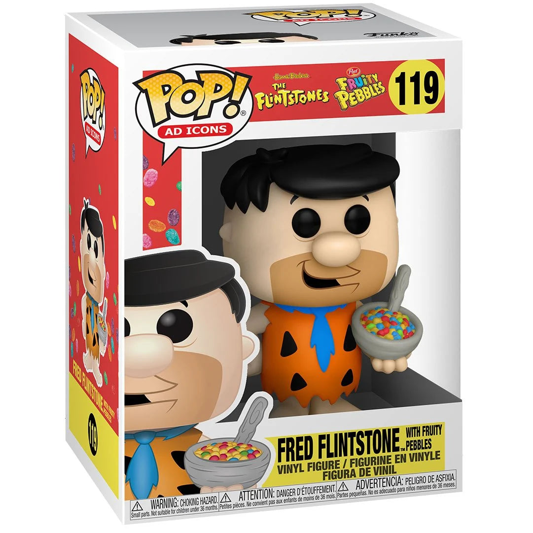 Fruity Pebbles Fred Flintstone with Cereal Funko Pop!