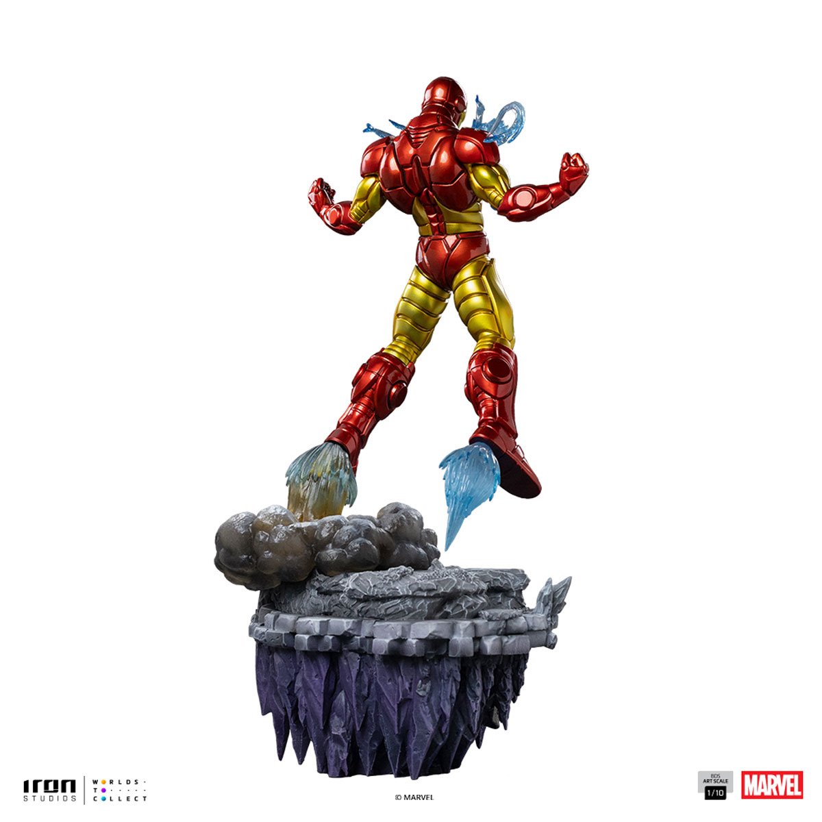 Iron Man Infinity Gauntlet Battle Diorama 1/10 Art Scale Limited Edition Statue By Iron Studios