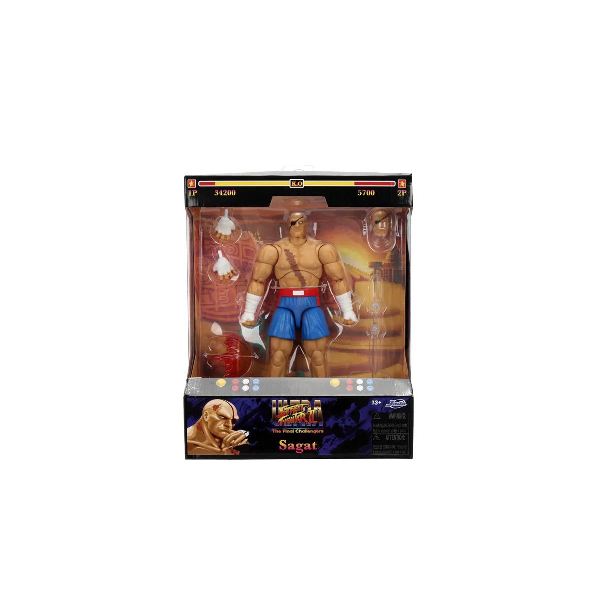 Ultra Street Fighter II Sagat Deluxe Action Figure