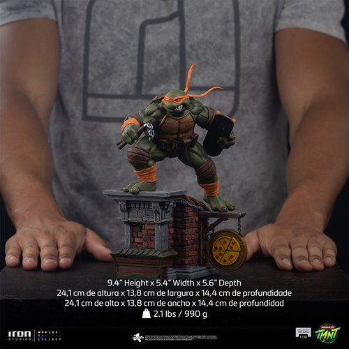 Teenage Mutant Ninja Turtles Michelangelo Unleashed By Iron Studios