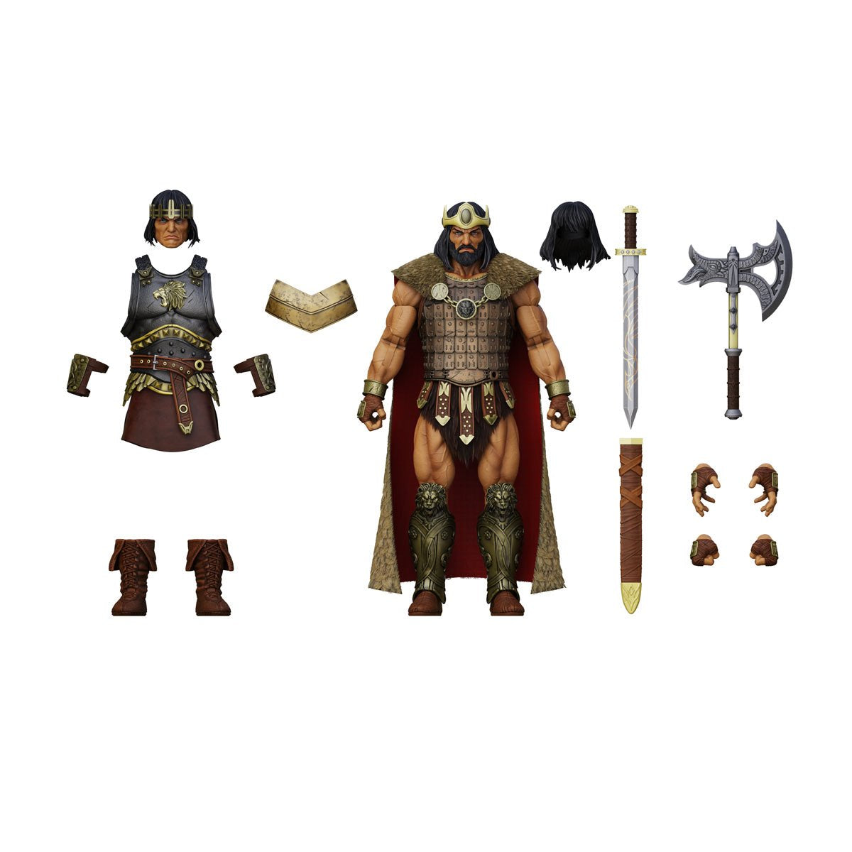 King Conan: Ruler of Aquilonia Epic H.A.C.K.S Action Figure By Boss Fight Studio