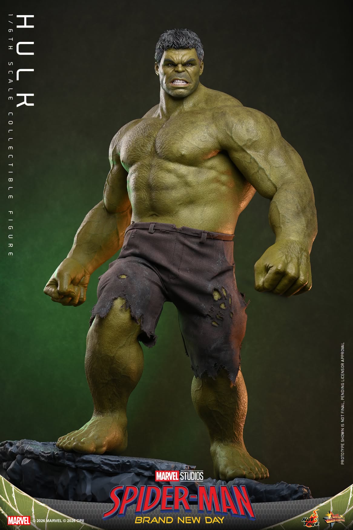 Hulk Sixth Scale Figure By Hot Toys
