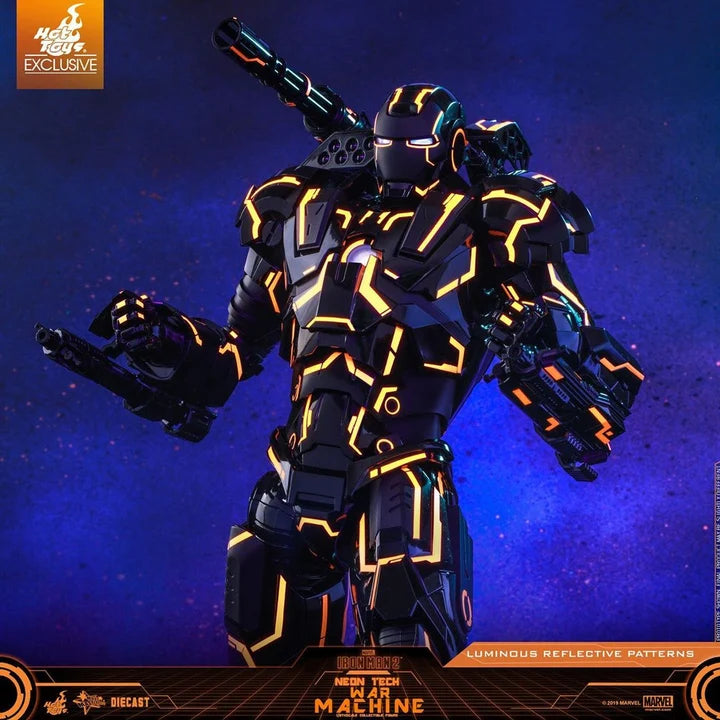 Neon Tech War Machine 1/6 Scale Exclusive Figure By Hot Toys