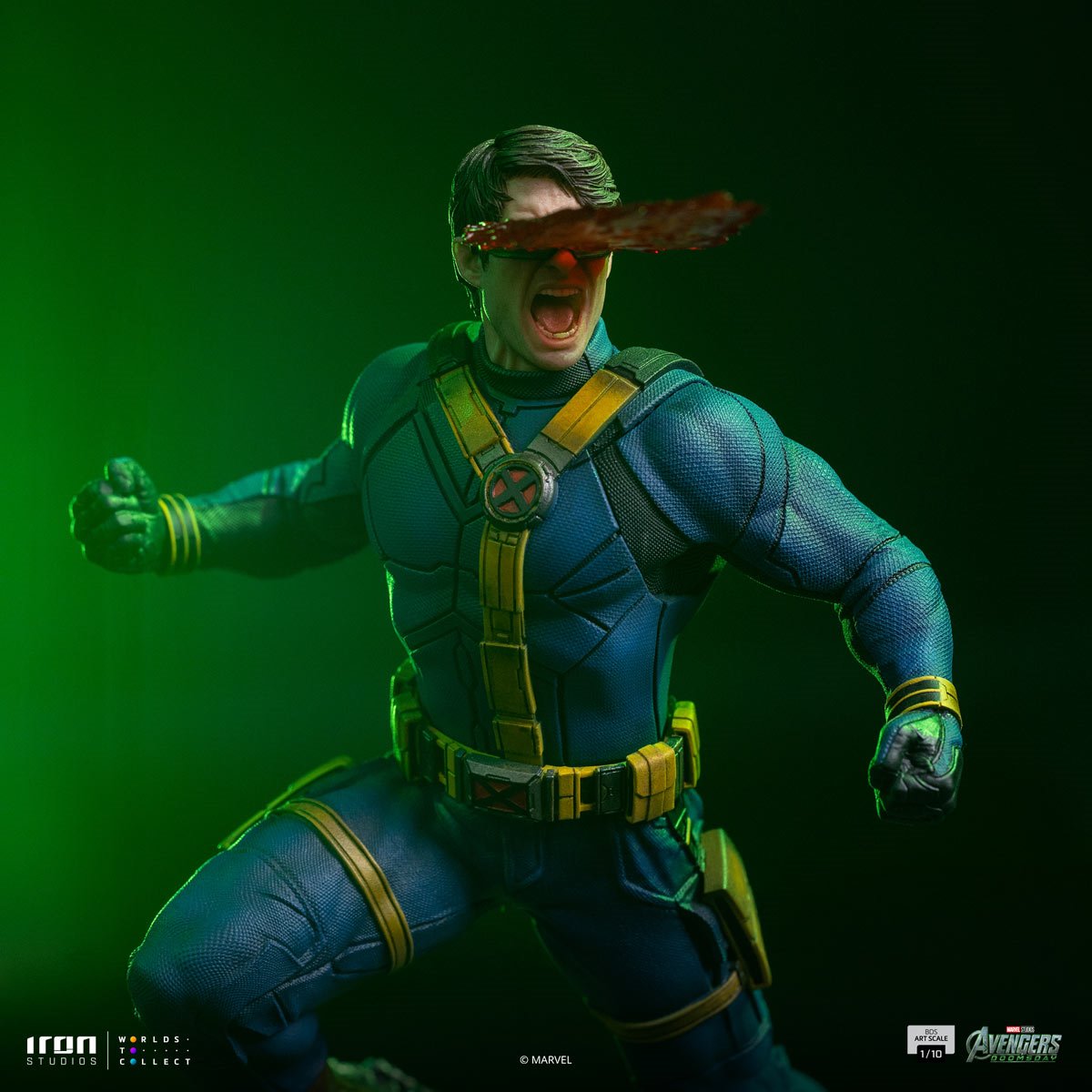 Avengers Doomsday Cyclops Battle Diorama Series Art Scale 1:10 Statue By Iron Studio