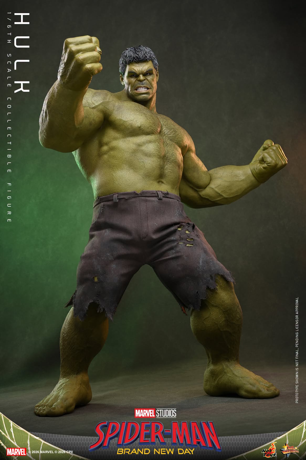 Hulk Sixth Scale Figure By Hot Toys