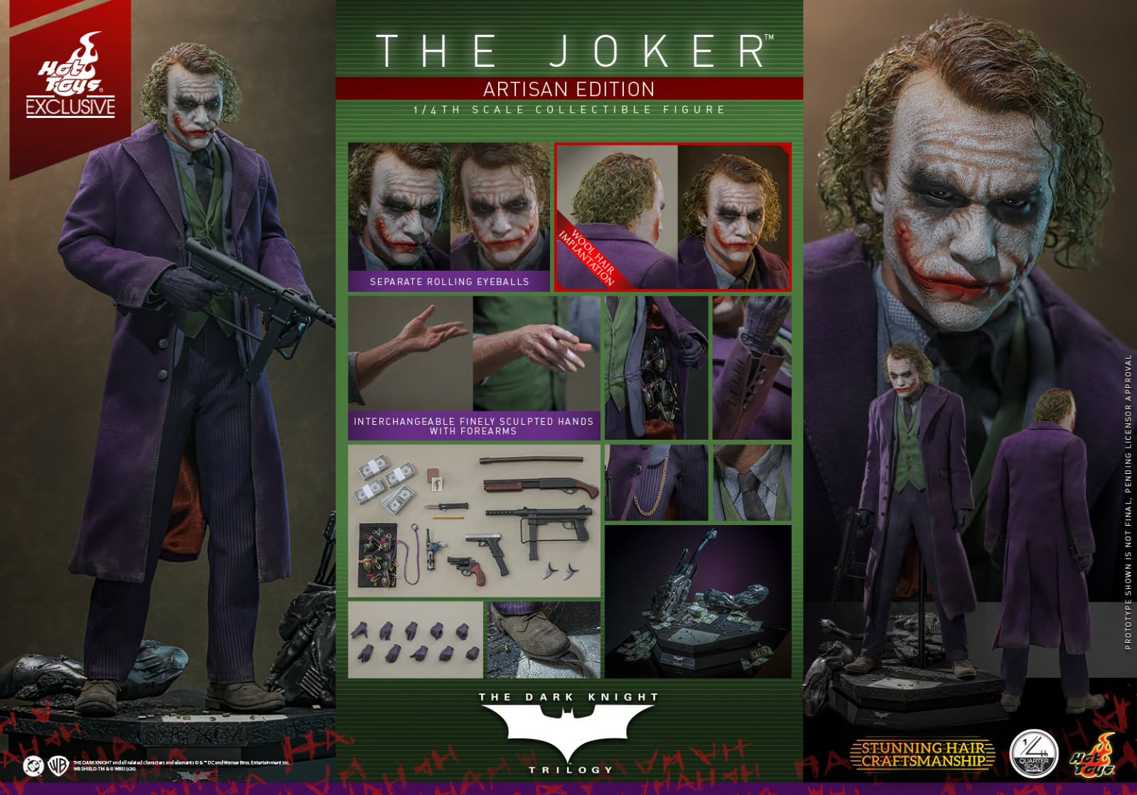The Joker™ (2.0) (Artisan Edition) By Hot Toys