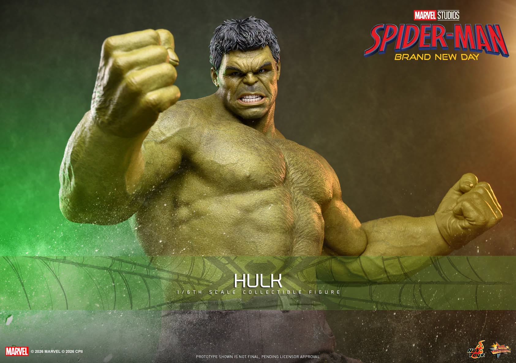 Hulk Sixth Scale Figure By Hot Toys