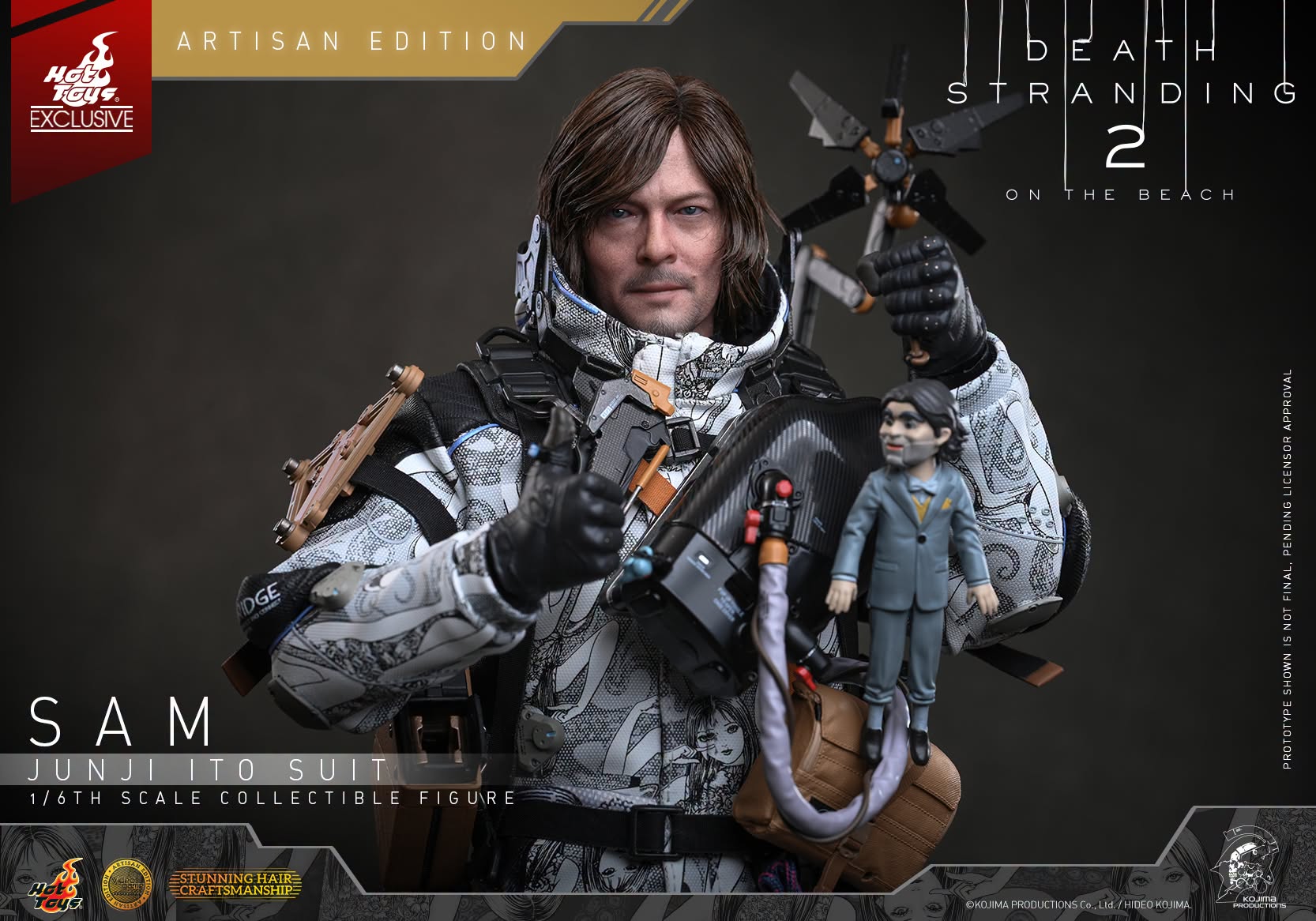 Sam (Junji Ito Suit) (Artisan Edition) Sixth Scale Figure by Hot Toys