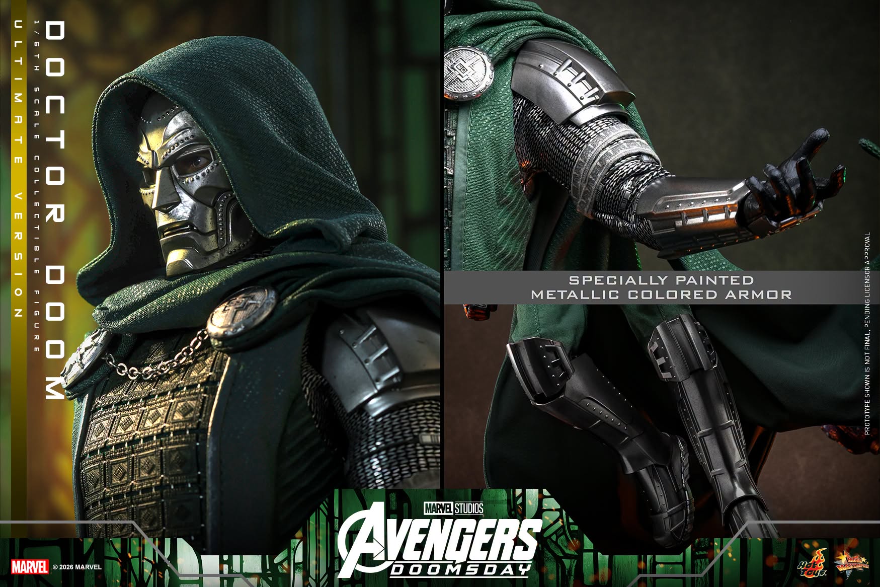 Doctor Doom (Ultimate Version) Sixth Scale Figure By Hot Toys