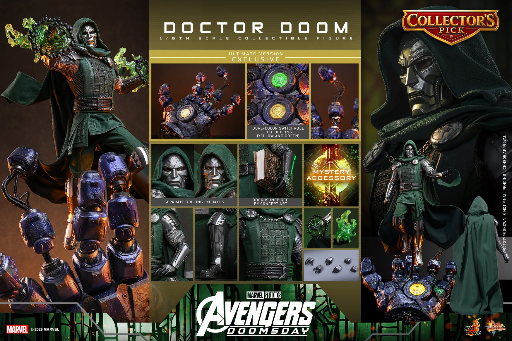 Doctor Doom (Ultimate Version) Sixth Scale Figure By Hot Toys