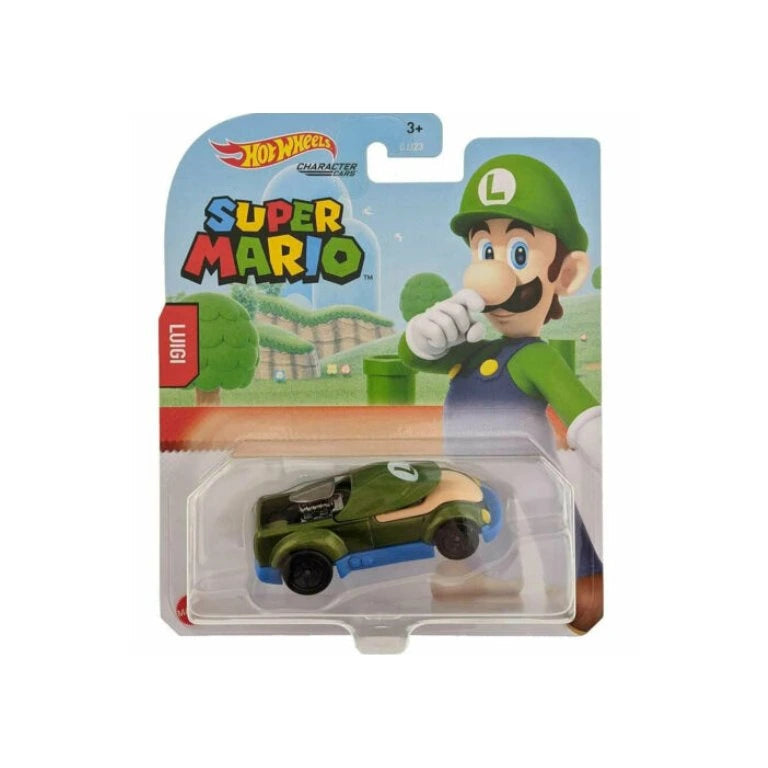 Super Mario Hot Wheels Character Cars Luigi