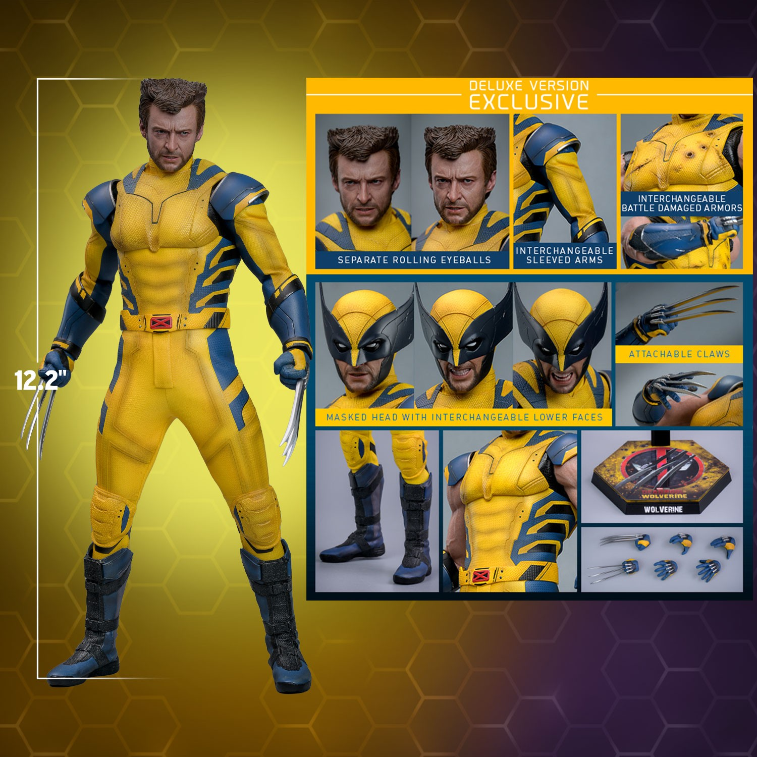 WOLVERINE (DELUXE VERSION) Sixth Scale Figure by Hot Toys