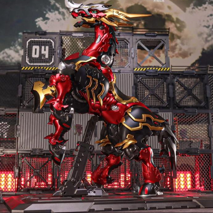 Red Hare (Metallic) Transforming Figure BY MOTOR NUCLEAR