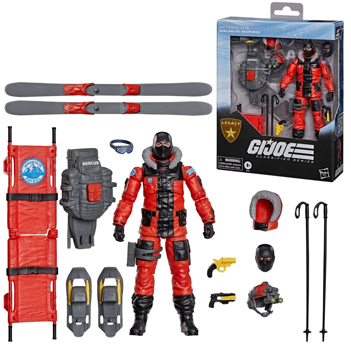 G.I. Joe Classified Series Legacy Collection Joe Avalanche Response Action Figure