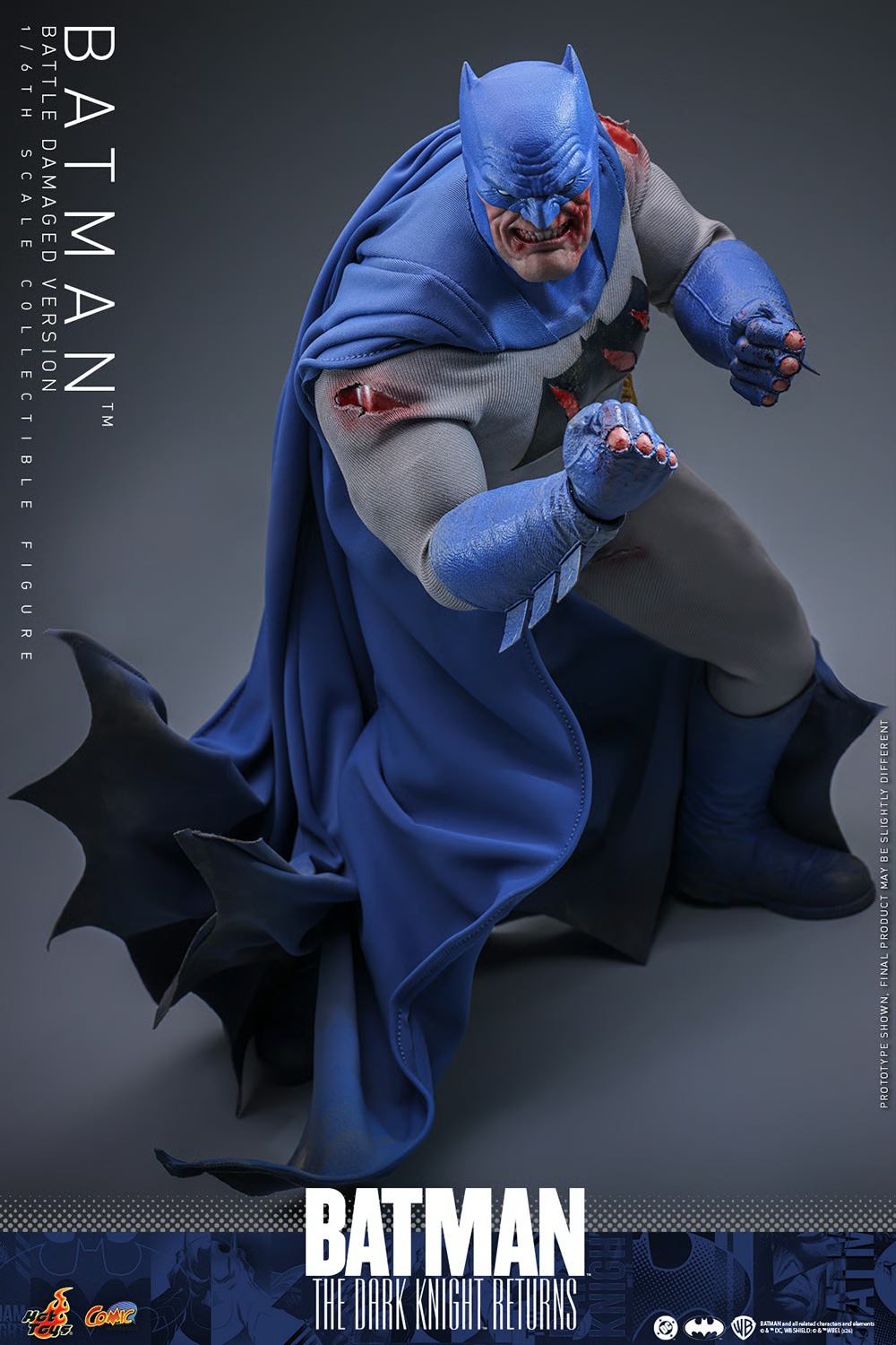 Batman (Battle Damaged Version) Sixth Scale Figure by Hot Toys
