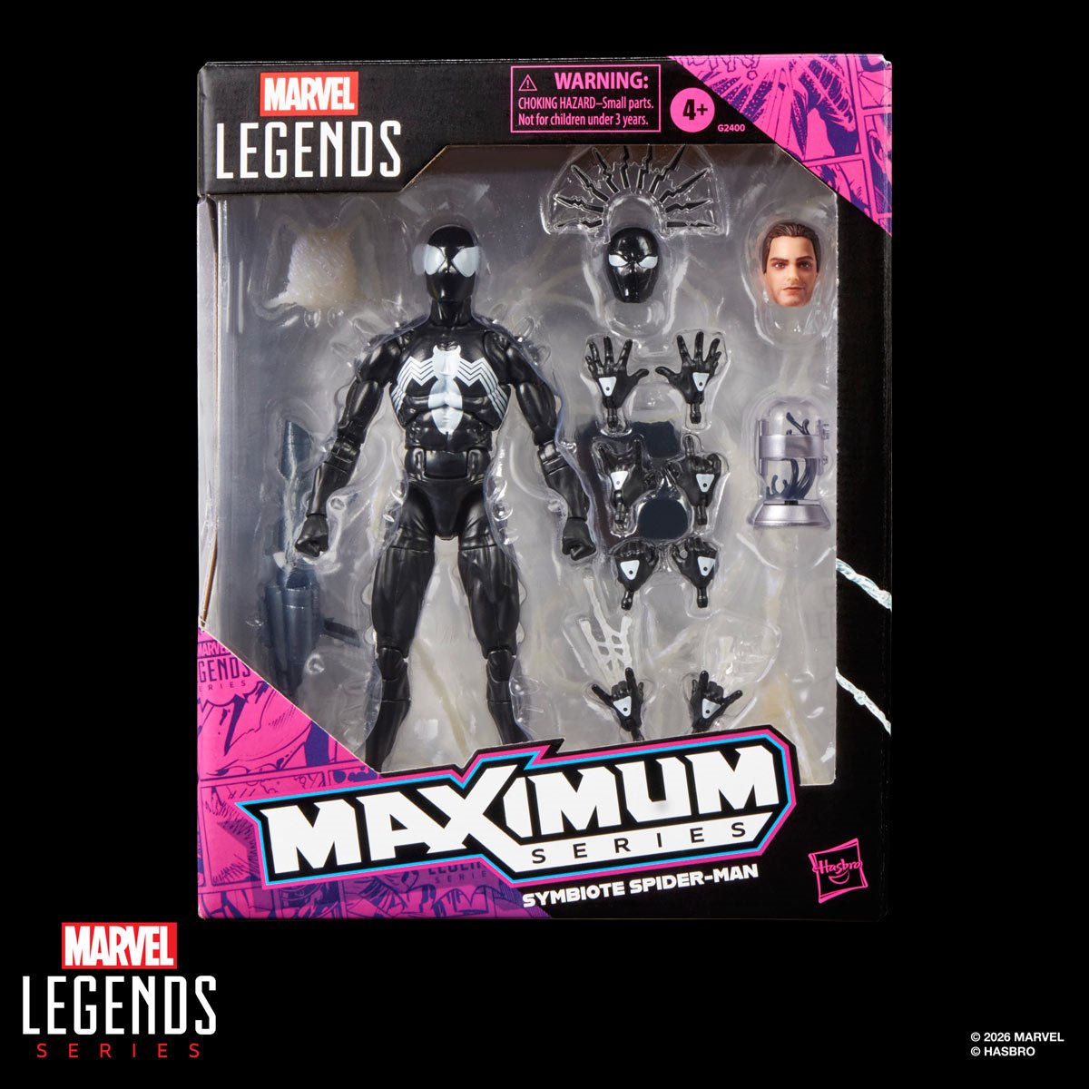 Marvel Legends Maximum Series Symbiote Spider-Man Action Figure