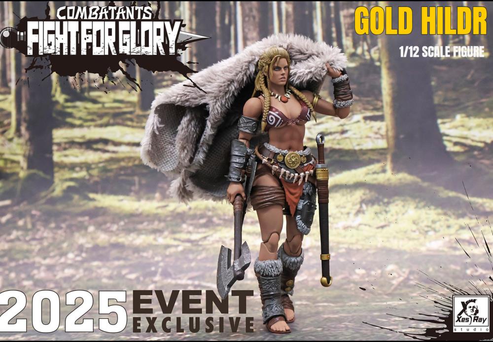 Combatants Fight For Glory Gold Hildr (2025 Event Exclusive) Action Figure