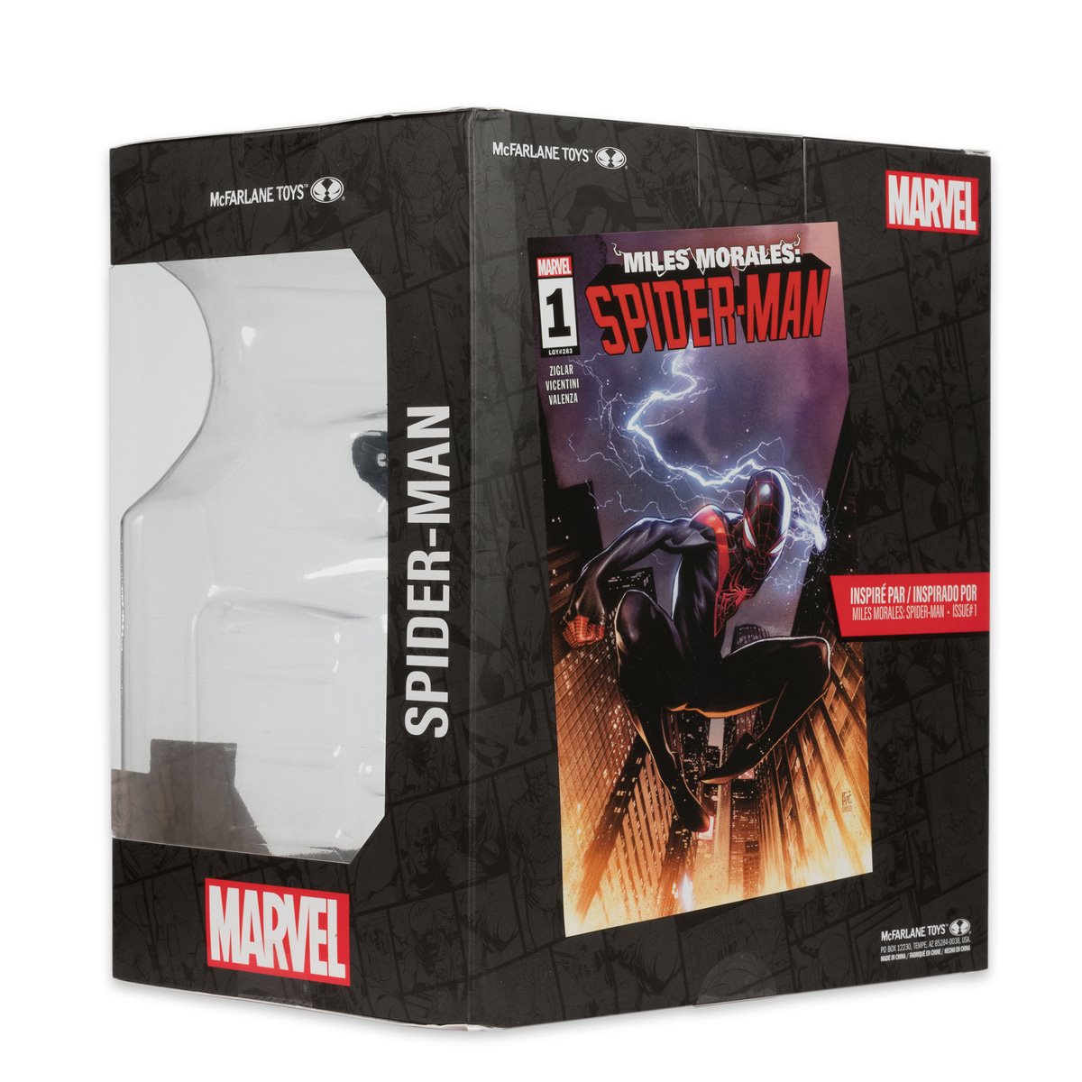 Spider-Man (Miles Morales: Spider-Man #1) 1:10th Figure w/Scene by McFarlane