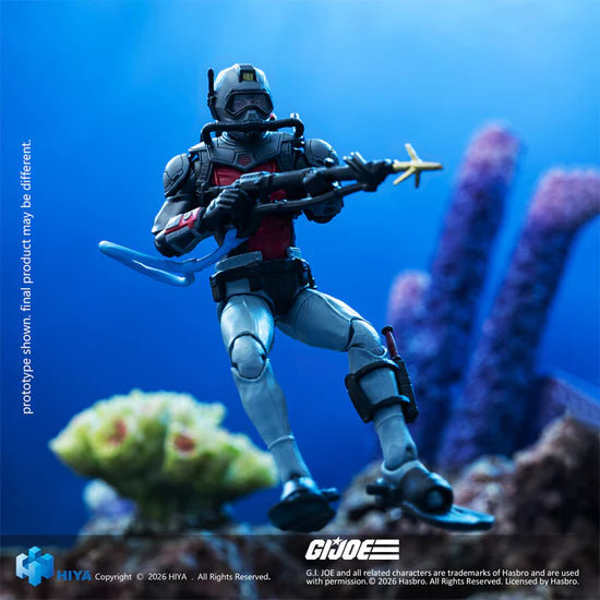 HIYA Exquisite Mini Series 1/18 Scale  G.I.Joe Cobra Eel Action Figure